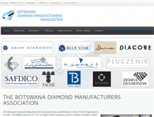 Tablet Screenshot of bdma.co.bw