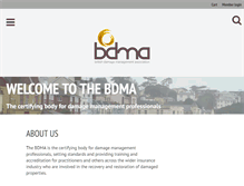 Tablet Screenshot of bdma.org.uk